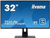iiyama ProLite XB3270QS-B1 80cm (31,5') IPS LED-Monitor WQHD...
