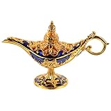 Cabilock Wunderlampe Dekoration Dekorationen Dekorativ Handwerk Retro- Vintage Lampendekor Lampenornament Dekorationslampe Vintage Room Decor Desktop-lampen- Zinklegierung
