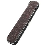 Toddmomy Flötentasche aus Pu Leder und Stoff für Bambusflöten mit Tragegurt Eleganter Flötenkoffer zur Aufbewahrung Mehrerer Instrumente für Persönlichen Gebrauch und Schulen