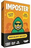 Imposter – Wer ist der Hochstapler? | +550 Aufgaben | das virale Partyspiel | Bluffen, Raten & Lachen für Spielabende & Partys | Lustiges Kartenspiel für Freunde & Familie ab 12 Jahren