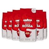 Lavazza Kaffeebohnen - Qualità Rossa - 6er Pack (6 x 1 kg)