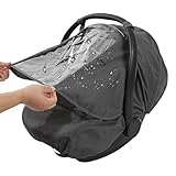 Iouyjiu Baby-Autositzbezug, winddicht, gemütlich, Kinderwagen-Zubehör für Reisen, Outdoor, Park, Flugzeug, Schnee, Garten, Saison, Hof