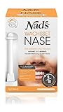 Nad's Nasenhaar Wachs Haarentfernung Set - Nasenwachs für Männer+Frauen, Sicher & Schmerzfrei