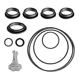 Sandfilter Ersatzteile 12-teilig – Set für Sandfilteranlage mit 1x Luftablassventil & 11x O-Ring, Pool Zubehör für Sandfilterpumpen, Dichtungen & Ersatzteile zur Wartung & Reparatur Ihres Pools
