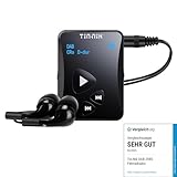 Tin-Nik DAB-398S tragbares DAB/DAB+/UKW-Radio, digitales Taschen-RDS UKW-Mini-Radio mit wiederaufladbarem Akku, Ohrhörer, OLED-Display für Sport, Laufen, Walken, Joggen oder Radfahren
