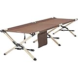 IIPOSAQQ Möbel Klappbar Campingbett Stabiles Campingbett Gästebett Belastbarkeit Reise Outdoor Einfache Lagerung Bequem für Outdoor Indoor