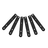 Uonlytech 6 stücke Leder Schnalle Winder PC Kabel Zip Tie Schreibtisch Cord Halter Kabelbinder Halter Datenleitung Liefert Kabelbänder mit Snap Skin Schwarz Drahthalter Lederschnur Organizer