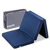 hauck Sleeper, Navy - 120x60x5 cm - Faltmatratze für Kinderreisebetten mit Tragetasche - Klein Zusammenklappbar - Kompatibel mit Dream N Play Plus, Sleep N Play Go Plus, Play N Relax Center