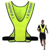 VTYTZZ Reflektorweste,Reflektierende Fahrradweste,Warnweste,Warnweste Fahrrad,Warnweste Fahrrad Damen,Fahrrad Warnweste,Flexibel Einstellbar Sicherheitsweste Fahrrad, Für Joggen Wandern Radfahren