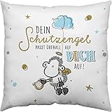 Sheepworld Kissen Motiv 'Schutzengel' | Zierkissen,...