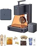 LaserPecker 2 Graviermaschine Laser Gravur Gerät 60W Tragbar App Steuerung Laser Schneidemaschine Lasergravur Maschine Laser Engraver für Holz Papier Glas Karton, mit Rotationswalze, Powerbank, Tasche