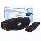 Ellenbogenspange, epipoint, unterarm bandage, ellenbogenbandage inkl. E-Book, Unisize, Schwarz 