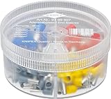 KNIPEX Sortimentsboxen mit 100 isolierten Aderendhülsen 4-teilig 97 99 907