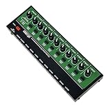 10-Kanal Soundmixer Mischpult Mit Monophoner Funktionalität Für Die Einstellung Von Schallplattenübertragungen Für Verbesserte Mischpulte Mit Musikeffekten