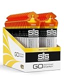 Science in Sport GO Isotonic Energy Gel 30 x 60ml Orange, Vegan - Isotonische Formulierung mit 22g Kohlenhydrate, Guter Energielieferant, Optimale Alternative für isotonische Getränke