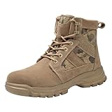 Sicherheitsschuhe S3 Sicherheitsschuhe Herren S3 Leicht Wasserdichte Trekkingschuhe Damen Work Shoes Feuerwehr Boot Schnittschutzstiefel Forst Arbeitsschuhe Herren Knöchelhoch