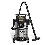 DEWALT 30L Trockensauger Rostfreier Stahl Nass- & Trockensauger Kaufen, Industriestaubsauger,Staubsauger mit Hepa-Filter, 1050 W, DXV30SA