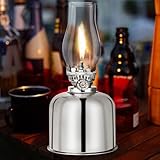 Retro Petroleumlampe Outdoor Notlicht mit Glas und Metall, winddichte Öllampe für Campen und Dekoration