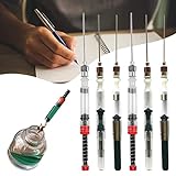 Füllfederhalter Tintenpatronen Wandler Füller Tintenstift Tinte Spritze Gerät Werkzeug,Brunnen Stift Tinte Spritze Füllstoff Tinte Füllung Spritze Konverter Stumpfen Nadelspitze für Ink ,6PCS