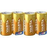 VARTA Batterien C Baby, 2 Stück, Longlife, Alkaline, 1,5V, ideal für Fernbedienungen, Wecker, Radios, Made in Germany (Packung mit 2)