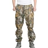 AGCOAH Herren Camouflage Sweat Trailcrest Pants Kings Camo Army Cargo Pants Sweatpants, Braun, X-Groß