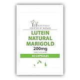 LUTEINE - Forest Vitamin - Lutein Natural Marigold 200mg - 60 Kapseln - Natürliches Lutein - Sehkraft, Gesundheit und Schönheit.