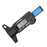 RUIZHI Reifen Profiltiefenmesser Reifenprofilmesser Auto Profilmesser Digital Tiefenmesser LCD Display 0–25.4 mm Motorrad Messchieber für PKW, Vans, LKW