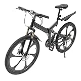 DiLiBee 26 Zoll 21 Gang Fahrrad Mountainbike MTB Hardtail Citybike für Mädchen Jungen Herren und Damen V-Brakes