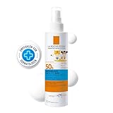 La Roche Posay Transparentes Sonnenspray für Kinder mit LSF 50+, Für empfindliche Haut, Mit Mexoryl 400 und Antioxidantien, Wasser-, schweiß- und sandabweisend, UVMune400 Kids, Anthelios DP, 200 ml