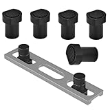 Dog Hole Zubehör | Mit Rutschfester Unterlage Für Holzwerkzeuge | 5 Stück Werkbank Bremsstoppstifte - Für Werkstattarbeiten Wie Schleifen Kleben Spannen Sägen Bohren Basteln Fräsen Und Schmirgeln