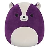 Squishmallows SQCR04085 - Sloan das Stinktier 19 cm, offizielles Kelly Toys Plüsch, superweiches Kuscheltier