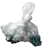 BUGUUYO Einlagiges Monofilament-fischnetz mit Gewicht für Süß Salzwasser Langlebig und Leicht als Praktisches Fischfangnetz und Angelzubehör für Krebse Garnelen und Kleine Fische