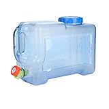 YORKING Wasserkanister mit Hahn12L Wasserbehälter Trinkwasser Behälter Wassertank für Wandern Camping Picknick