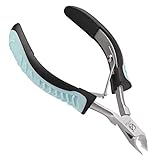 Nagelhautschneider, IVON Professional, rutschfeste Nagelhautzange aus Edelstahl,Nagelzange Kopfschneider Nagelschere