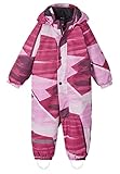 Reima Schneeanzug Tuohi Winteroverall für Kleinkinder mit Abnehmbarer Kapuze – Wasserdicht versiegelte Hauptnähte, elastische Bündchen und Wassersäule Mind. 10.000mm Deep Purple 98