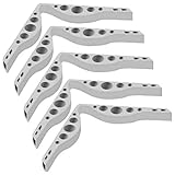 Prevessel Prevessel Nasensteg-Pads, Mikrofaser, Memory-Schaum, Anti-Beschlag-Silikon-Nasenbrücke, Nasen-Stützklammer, um zu verhindern, dass die Brille beschlägt, selbstklebend, 5 Stück