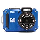 KODAK Pixpro WPZ2 - Digitalkamera Kompakt 16M Pixel, Wasserdicht bis 15m, Stoßfest, Video 720p, LCD-Bildschirm 2,7 - Li-Ionen-Akku, Blau