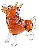 Generisch Glaskaraffe, Mundgeblasenes Bleifreies Glas, Spirituosen- Und Weinkaraffe, Dekoration Für Die Hausbar, Große Schäferhundstatue