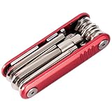 SWEETBIUTI Bike -Werkzeugkit, robuste Fahrradreifenhebel, tragbares Fahrrad Multitool, Multifunktional -Bike -Reifenreparatur -Kit, Schraubenschlüsselkettenentfernerbaugruppe für Fahrradzubehör