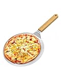 ANKA Pizzaschieber, 10-Zoll-Pizzakruste für Pizza, Kuchen, Brot, Torten - Aluminium - Pizza Peel