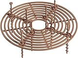 RAUKS Blumentopf-Gitter-Topfabdeckung, schneidbare Gitter-Blumenabdeckungen mit Pfahlen, Pflanzenblumenschutz, Hunde Katzen Grabstopfen, Topfbodenschutz (52 cm)