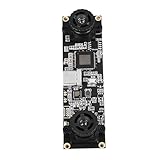 ViaGasaFamido Kamera-Webcam-Board, Binokulares Kameramodul 1MP 720P 69° HD-Bildqualität für 3D-Rekonstruktion, mit Binokularer Synchronisierter Kamera, LCD-Touchpanels