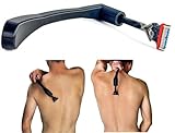 ShaveGrip Rückenrasierer Verlängerung – Rasiererhalter für Rückenrasur – Kompatibel u.a. mit Gillette Fusion5, ProGlide, Mach3 – Rasurhilfe – Made in Germany (mit Fixierungskeil)
