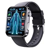 Wizvox Smartwatch, Uhr Mit Blutdruckmessung Damen Smart Notifications, 𝐁l𝐮𝐭𝐳𝐮𝐜𝐤𝐞𝐫 Smartwatch F06,A