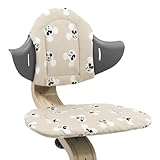 Stokke Nomi Kissen mit Mickey Signature-Muster - Für weiches und noch bequemeres Sitzen im Nomi Stuhl & Hochstuhl - Lässt sich einfach befestigen und abnehmen - Ab 6 Monaten - Maschinenwaschbar