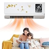 Klimagerät klein – tragbare Klimaanlage für Räume, Zubehör für Belüftung, Klimaanlage, kompakt, ohne Leitung, warm, kalt, für Büro, Camping, Garage, Keller, Wohnwagen, Wohnung