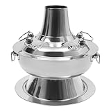 Royyalpa Bratpfanne mit Antihaftbeschichtung, Bratpfanne mit Deckel, Eisenbratpfanne für Ausflügen, Picknicks, Versammlungen, Partys, Hot-Pot-Restaurants
