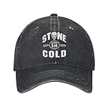 OMYOGOKNM Vintage Stones 316 Steve Austin Cold Baseball Cap Unisex Distressed Cotton Kopfbedeckung Wrestling Skull Outdoor Running Geschenk Hüte