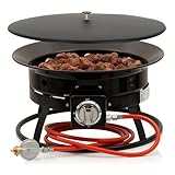 BBQ-Toro Gas Feuerstelle mit Lavasteinen | Ø 48 cm - 12 kW...