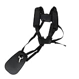 HEMOTON 1 Stück Riemen für Rasenmäher Schulter Anhang Grass trimmer shoulder strap Lawn mower shoulder belt Heavy duty shoulder strap Trimmer-Gurtband Gurtband für Mäher Polyester Black